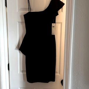 Maggy London NWT dress with ruffle. Orig $180. Only $50